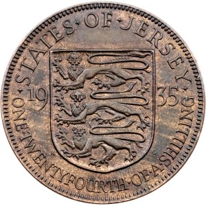 Jersey, 1/24 šilinga, 1935, Londýn