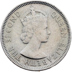Malaya and British Borneo, 10 Cents 1953, London
