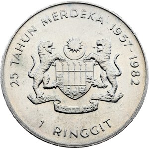 Malajsie, 1 ringgit, 1982