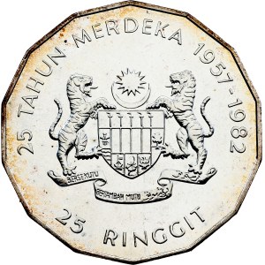 Malajsie, 25 ringgitů, 1982