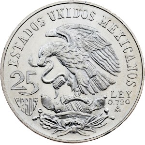 Mexiko, 25 Pesos 1968, Mo, Mexiko