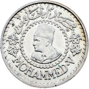 Morocco, 500 Francs AH 1376 (1956), Paris