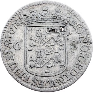 Holandská republika, 6 stuiverů, 1678, Enkhuizen