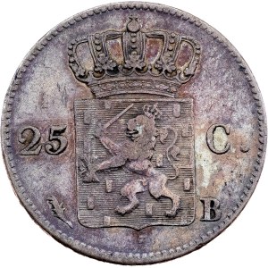 Netherlands, 25 Cents 1826, B, Brussels