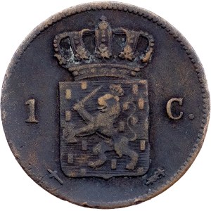 Netherlands, 1 Cent 1863, Utrecht