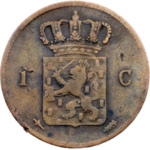 Netherlands, 1 Cent 1863, Utrecht