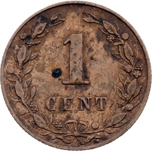 Nizozemsko, 1 cent 1882, Utrecht
