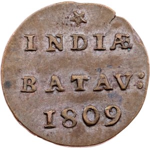Netherlands East Indies, 1/2 Duit 1809, Hoorn