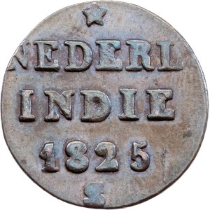 Holandská Východná India, 1/8 stuiver 1825, S, Utrecht