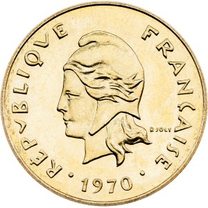 Nové Hebridy, 5 franků, 1970, Paříž – ESSAI