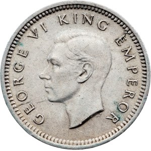 Nový Zéland, 3 pence, 1943, Londýn