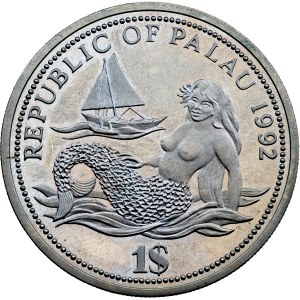 Palau, 1 dolar, 1992