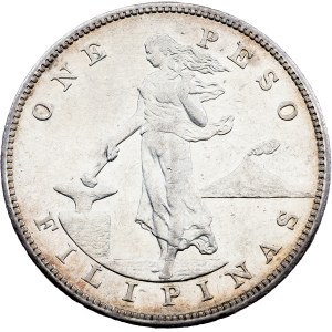 Filipíny, 1 peso, 1903, S, San Francisco
