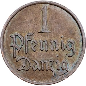 Svobodné město Gdaňsk, 1 pfenig, 1937, Berlín