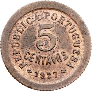 Portugalsko, 5 centavů, 1927, Lisabon