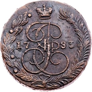 Rusko, 5 kopějek, 1783, EM, Jekatěrinburg