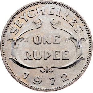 Seychely, 1 rupie, 1972, Llantrisant