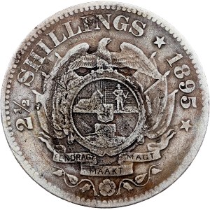 Jihoafrická republika, 2 1/2 šilinků, 1895, Pretoria