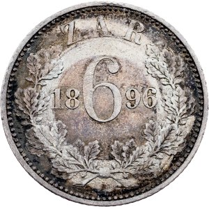 South Africa, 6 Pence 1896, Pretoria