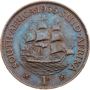 Jihoafrická republika, 1 penny, 1935, Pretoria