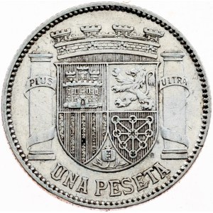 Spain, 1 Peseta 1933 (*34), Madrid