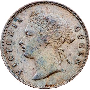 Straits Settlements, 1 cent, 1897, Londýn