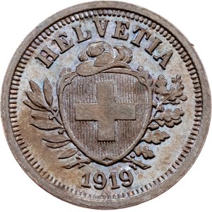 Switzerland, 1 Rappen 1919, B, Bern