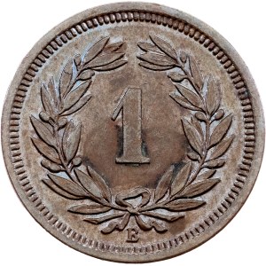 Switzerland, 1 Rappen 1919, B, Bern