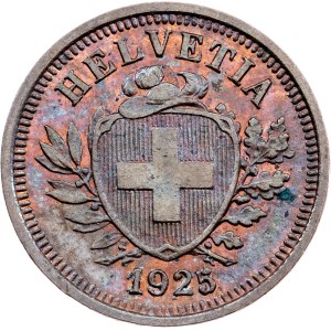Švýcarsko, 1 rappen, 1925, B, Bern