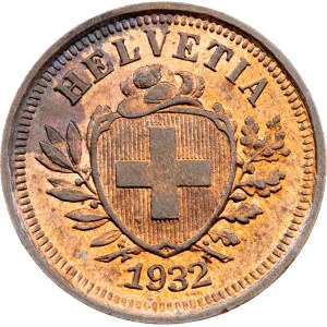 Switzerland, 1 Rappen 1932, B, Bern