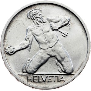 Švýcarsko, 5 franků, 1944, B, Bern