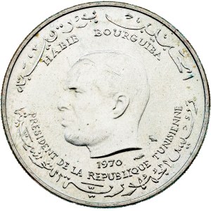 Tunisko, 1 dinár, 1970, Paříž