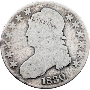 USA, 1/2 dolaru, 1830, Filadelfie