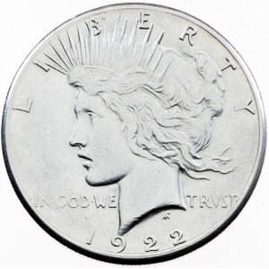 USA, 1 dolar z roku 1922, S, San Francisco