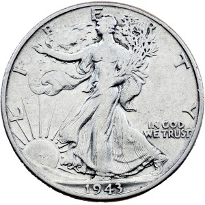 USA, 1/2 dolaru, 1943, Filadelfie