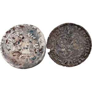 Evropa, sada 2 mincí z let 1378–1511