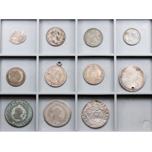 Evropa, sada 11 mincí z let 1514–1872