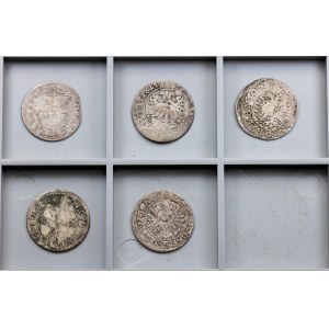 Europe, Lot of 5 Coins 1620-1663