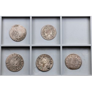 Evropa, sada 5 mincí z let 1623–1665
