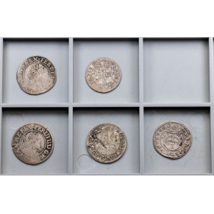 Evropa, sada 5 mincí z let 1623–1665
