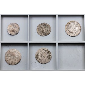 Europe, Lot of 5 Coins 1624-1661