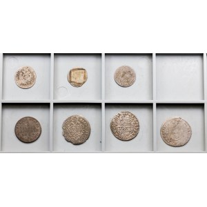 Evropa, sada 7 mincí z let 1669–1841