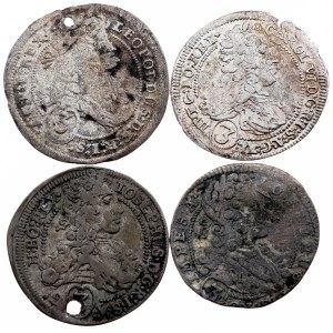 Europe, Lot of 4 Coins 1695-1715