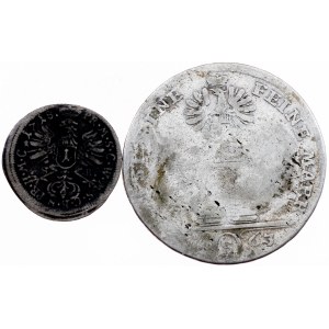 Germany, Lot of 2 Coins 1718-1763