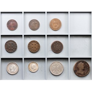 World, Lot of 10 Coins 1763-1940