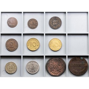 Europe, Lot of 10 Coins 1800-1939