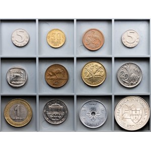 World, Lot of 12 Coins 1931-2018