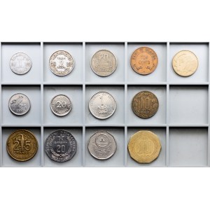 World, Lot of 13 Coins 1949-2016