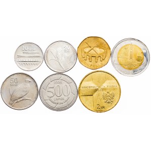 World, Lot of 7 Coins 2003-2022