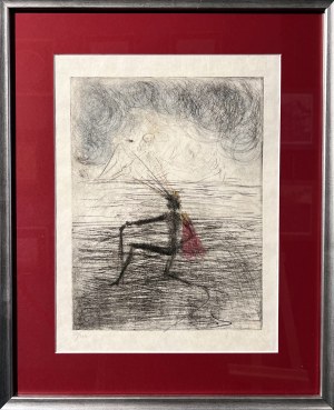 Salvador Dali (1904-1989), Klęczący rycerz (1969)